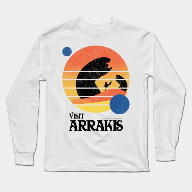 Visit Arrakis Long Sleeve T-Shirt by Dream Artworks